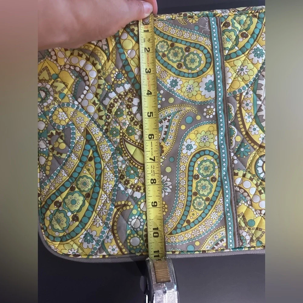 Vera Bradley Laptop Bag in Green and Yellow